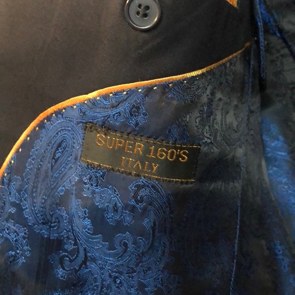 Super 160 Italian Suit Jacket 44R - Picture 5 of 5